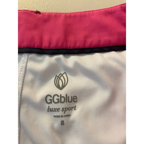 2 pc GGblue Luxe Sport Womens Floral Print Skort Skirt Size 8 Polyester/Spandex - Picture 4 of 13
